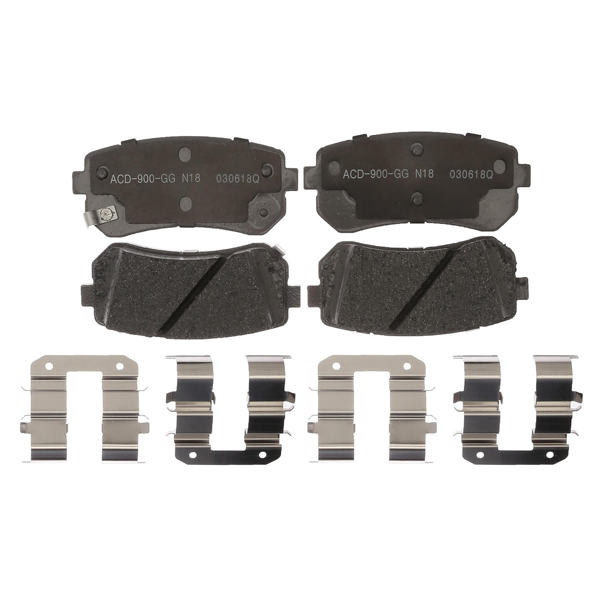ACDelco Silver 14D1829CH Ceramic Rear Disc Brake Pad Set