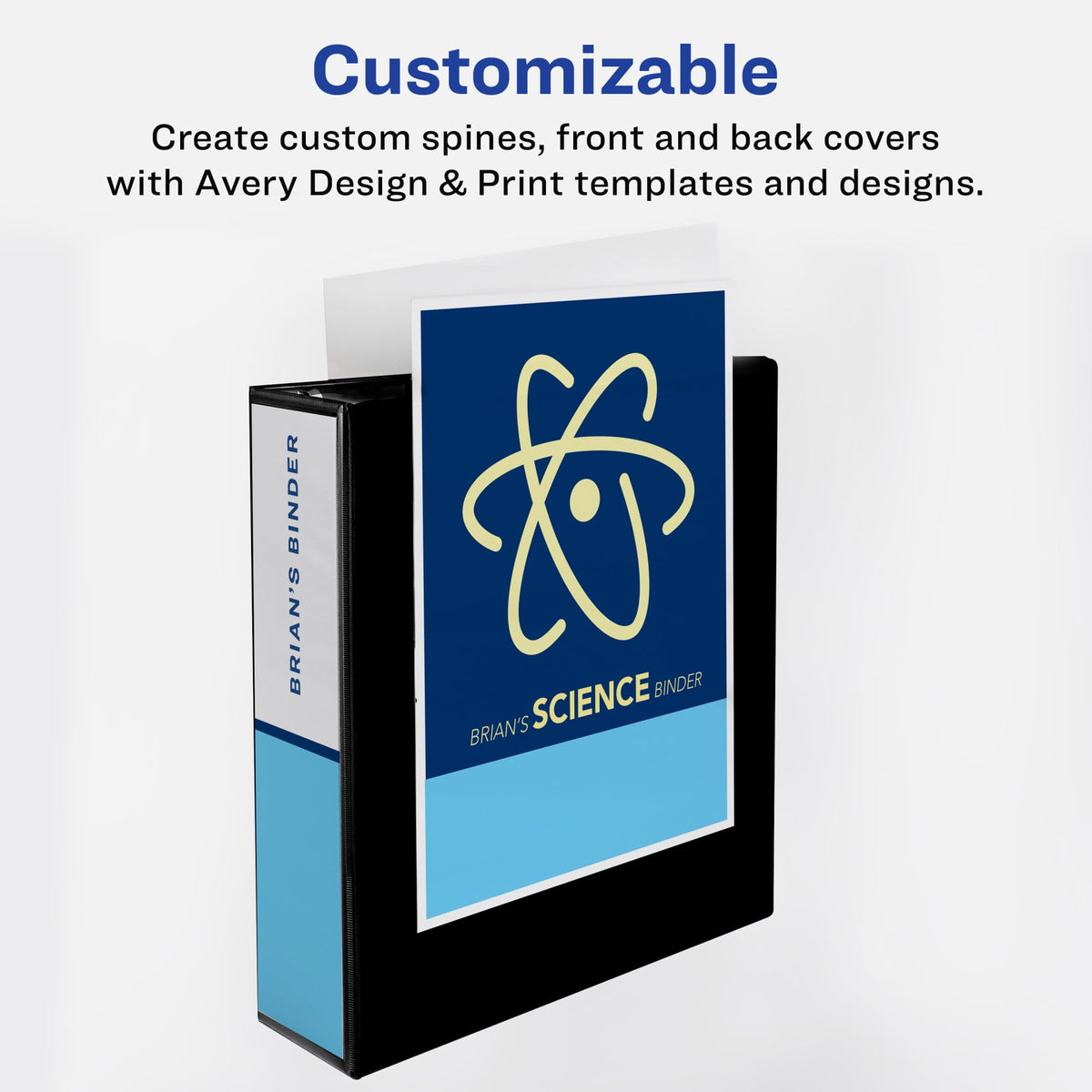 Avery Heavy Duty View 3 Ring Binder, 3" One Touch EZD Ring, 4 Red Binders (79325)