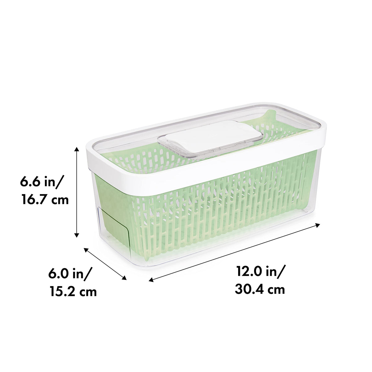 OXO Good Grips GreenSaver Produce Keeper - Large,White,Green