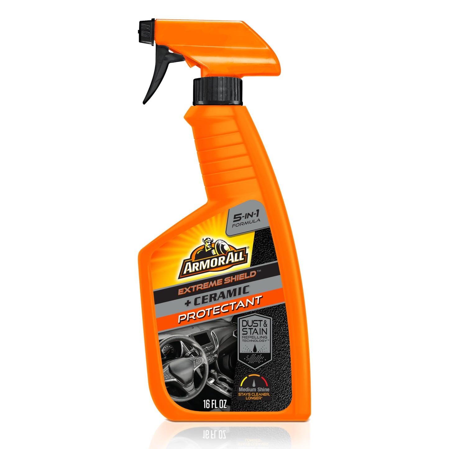 Armor All Extreme Shield Protectant Spray , Interior Car Cleaner with UV Protection Against Cracking and Fading, 16 Fl Oz