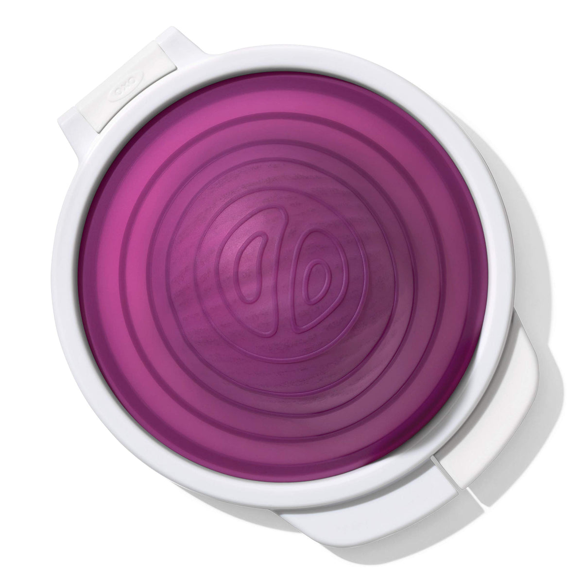 OXO Good Grips Cut & Keep Reusable Silicone Onion Saver,White