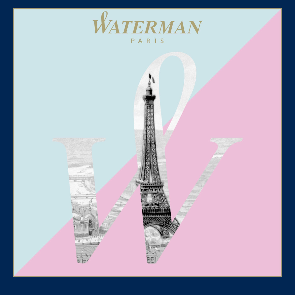 Waterman Allure Fountain Pen | Black Lacquer | Fine Nib | Blue Ink