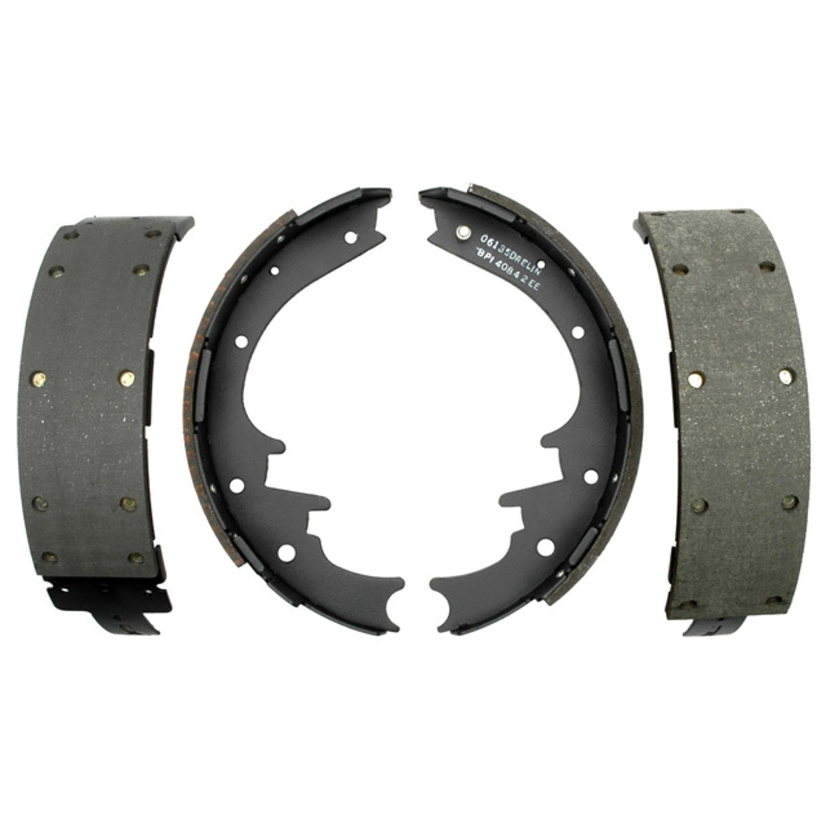 ACDelco Gold 17705R Riveted Rear Drum Brake Shoe Set