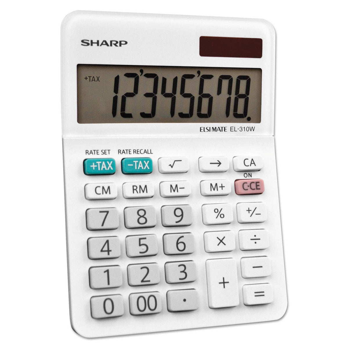 Sharp EL310WB EL-310WB Mini Desktop Calculator, 8-Digit LCD