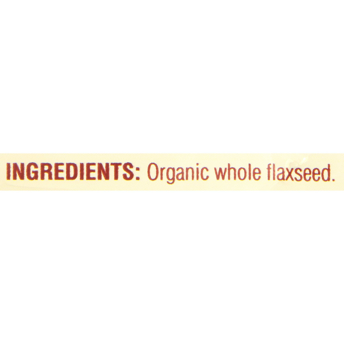 Spectrum Organic Whole Flaxseed, 15 oz Bag