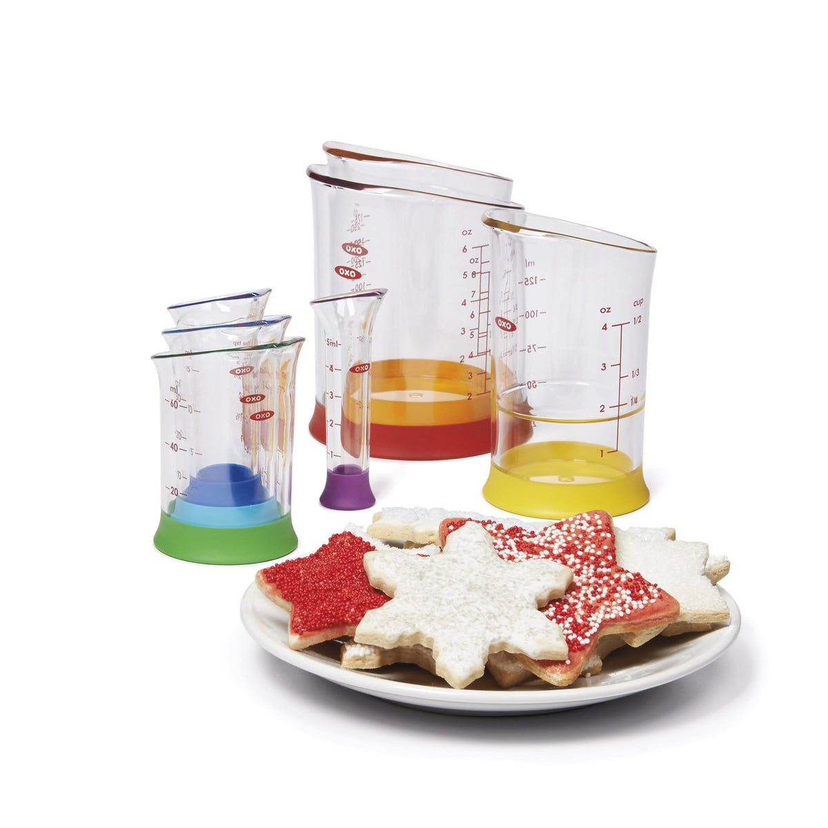 OXO Good Grips 7-Piece Nesting Measuring Beaker Set