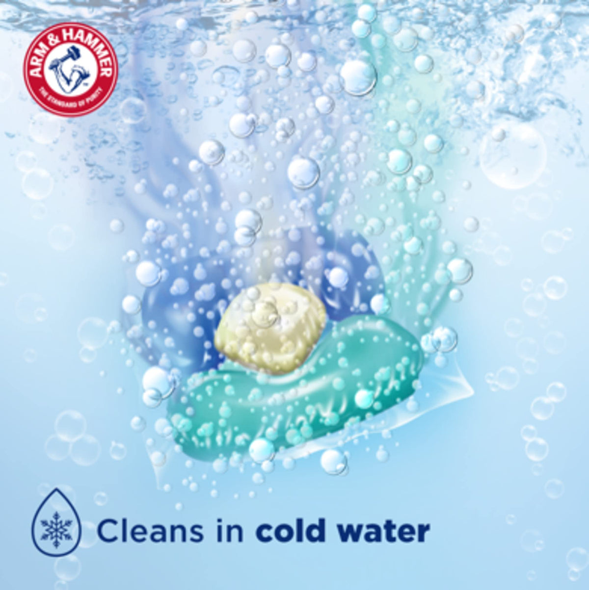 Arm & Hammer Clean Burst 5-In-1 Laundry Detergent Power Paks, 42 Count x 4 Pack