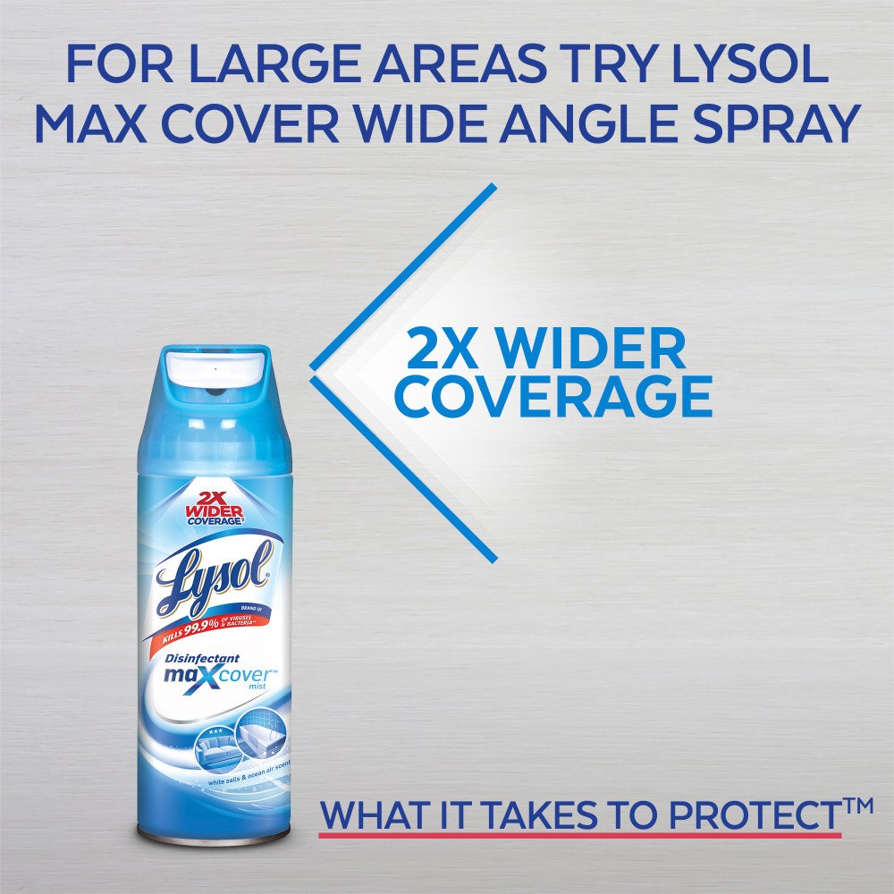 Lysol Professional Disinfectant Spray, Spring Waterfall, 19 Ounce (Pack of 12)