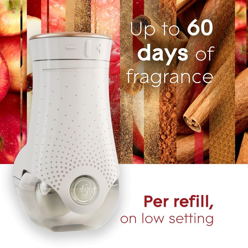 2 Pack Apple Cinnamon Scented Oil Plug-in Air Freshener Refills