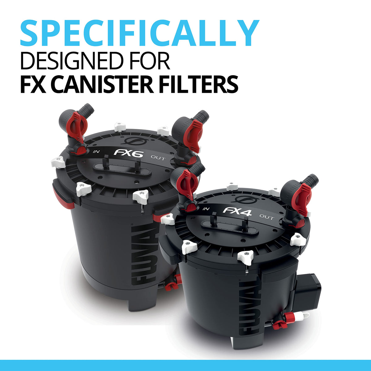 Fluval FX Carbon Foam, Replacement Aquarium Filter Media, 2-Pack, A249,White