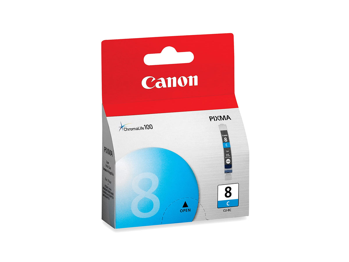 Canon CLI-8 Cyan Ink Tank Compatible to Pro9000 and Pro9000 Mark II (Pack of 2)