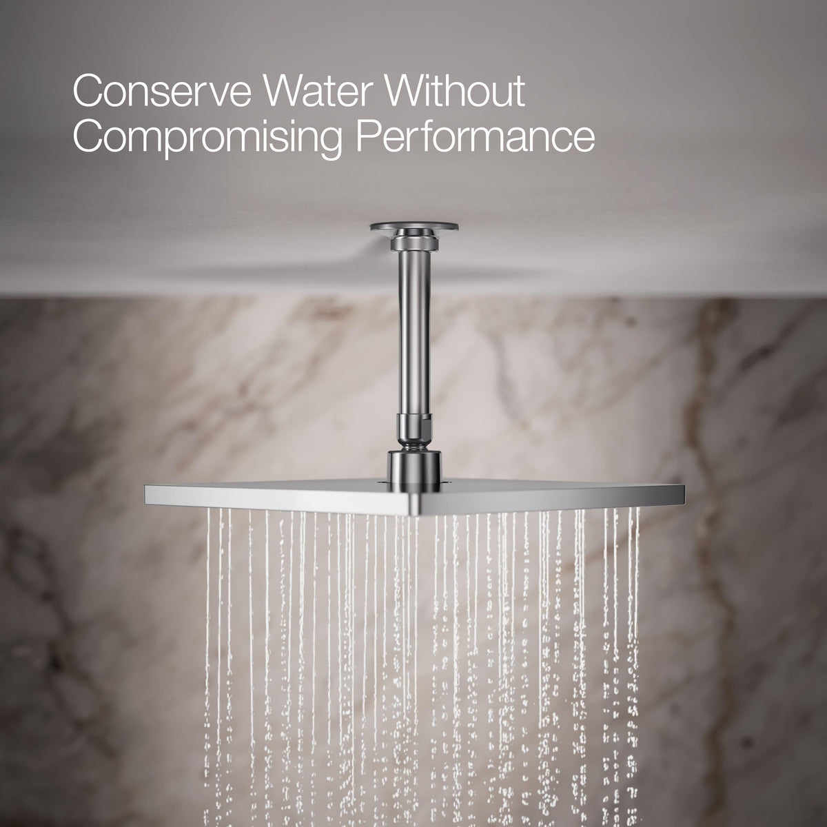 Kohler 26149-CP Honesty® 10" single-function rainhead, 2.5 gpm, Polished Chrome