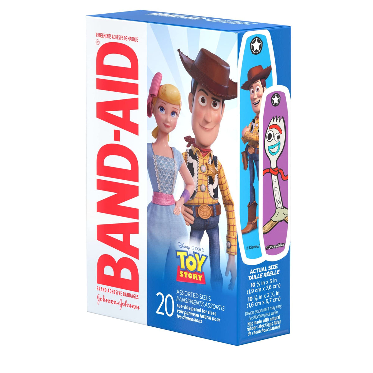 Band-Aid Disney/Pixar Toy Story 4 Assorted Sizes Adhesive Bandages (Pack of 2)