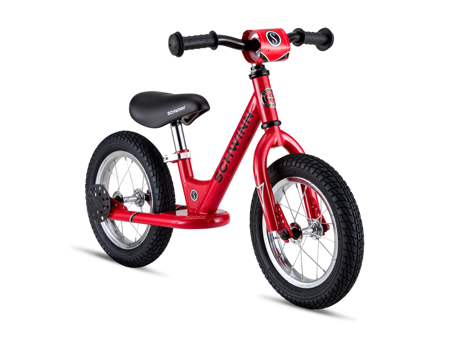 Schwinn Toddler Balance Bike, Boys and Girls, Fits Kids 28-38-Inches Tall, with 12-Inch Wheels, Beginner Rider Training, Red