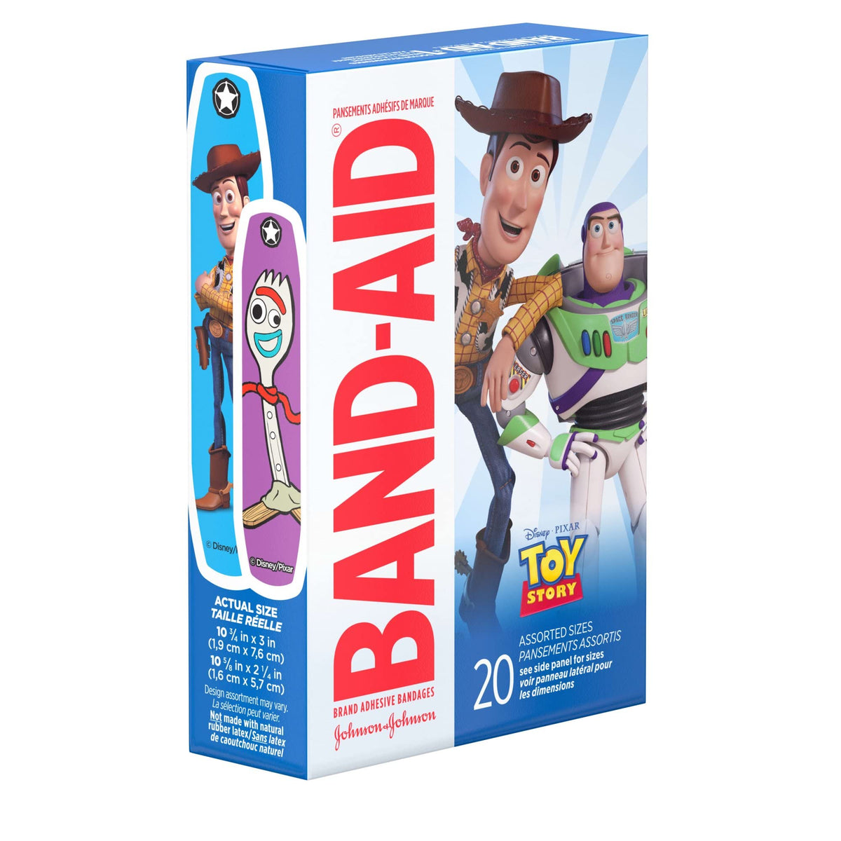 Band-Aid Disney/Pixar Toy Story 4 Assorted Sizes Adhesive Bandages (Pack of 2)