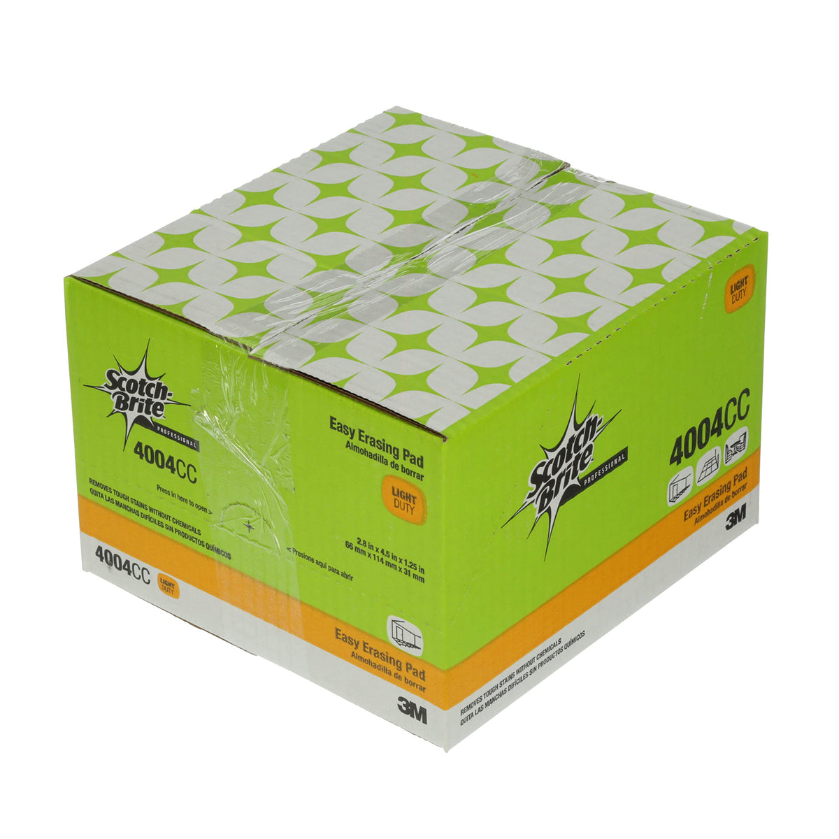 3M Scotch-Brite Easy Erasing Pad 4004CC, 2.8 in x 4.5 in x 1.2 in