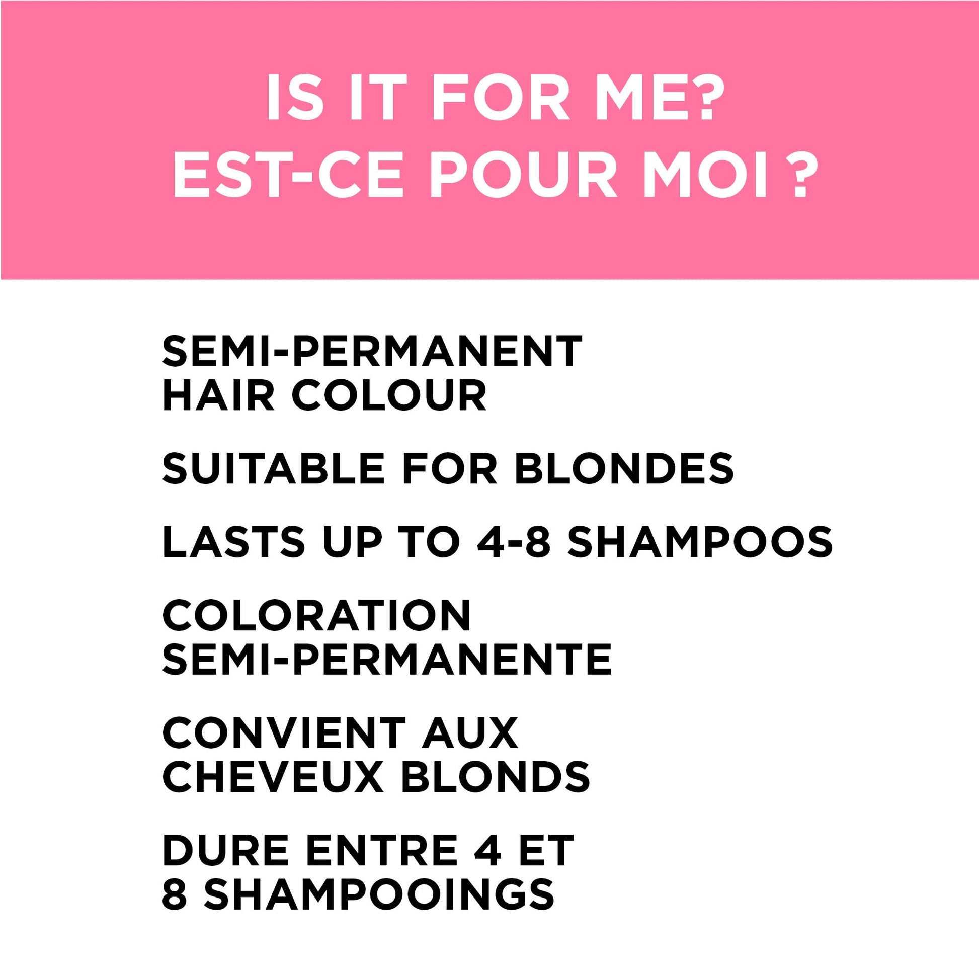 L'Oreal Paris Colorista Semi Permanent Hair Color for Bleached or Blonde Hair, Color Depositing Hair Mask Formula, Soft Pink
