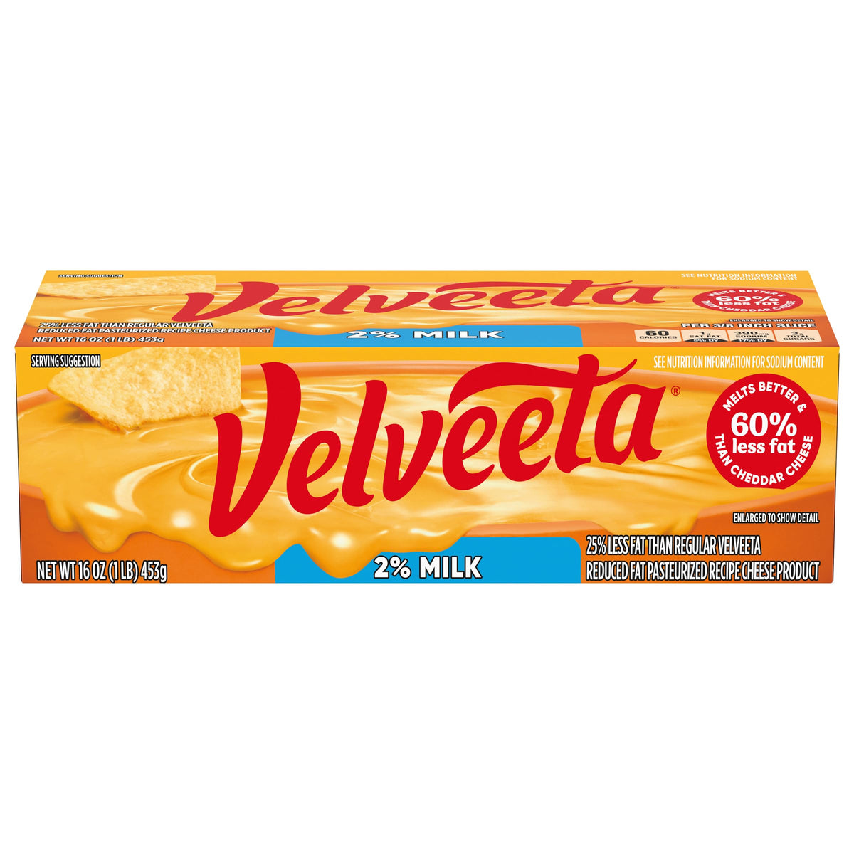 Velveeta 2% Milk Pasteurized Cheese (16 oz Box)
