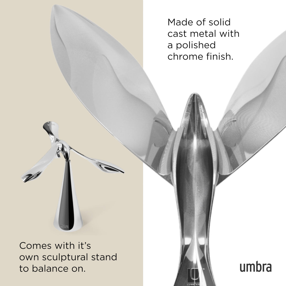 Umbra Tipsy Bottle Opener, Sculptural Bar Accessory