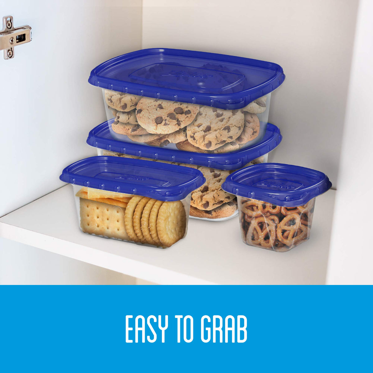 Ziploc Food Storage Meal Prep Containers Reusable for Kitchen Organization, Dishwasher Safe, Leftover Pack, 10 Count