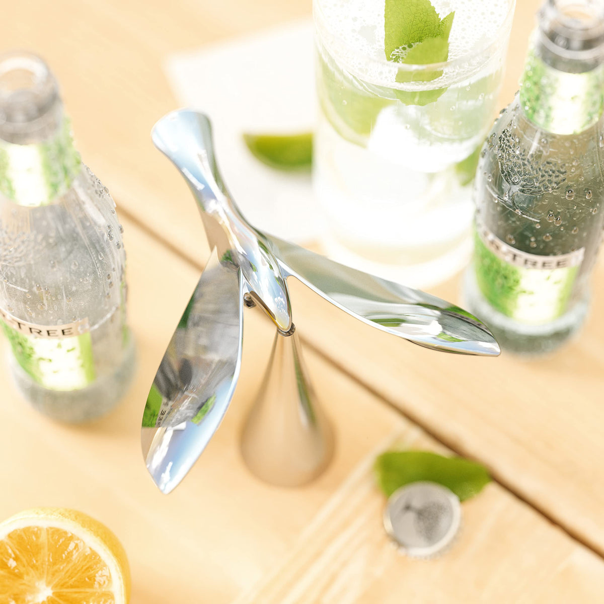 Umbra Tipsy Bottle Opener, Sculptural Bar Accessory