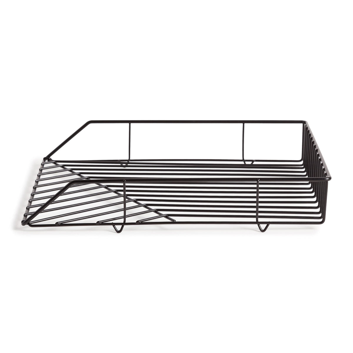 U Brands Vena Paper Tray, Black