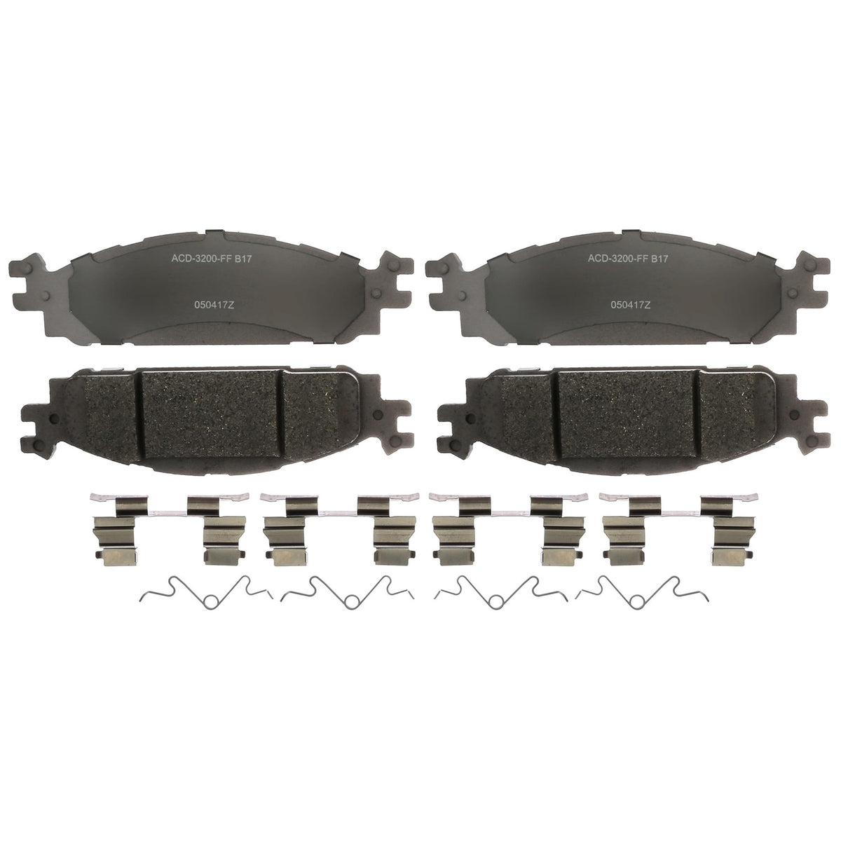 ACDelco Silver 14D1508CHF1 Ceramic Front Disc Brake Pad Set