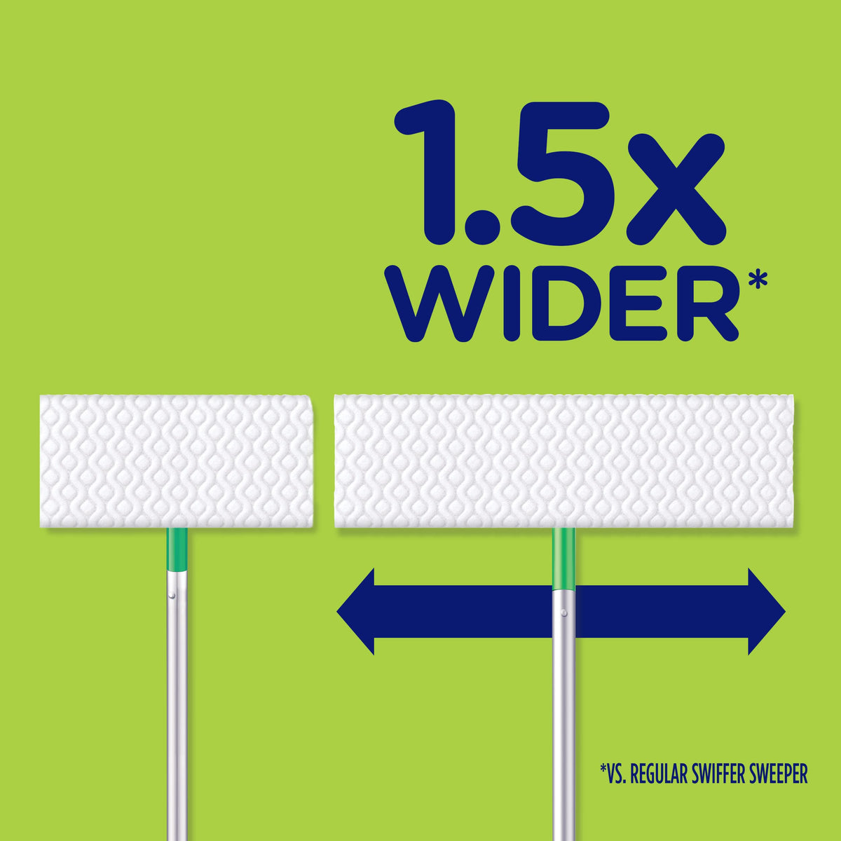 Swiffer Sweeper Dry Sweeping Pad Multi Surface Refills for X-Large Dusters Floor Mop, Unscented, 16 Count (Packaging May Vary)