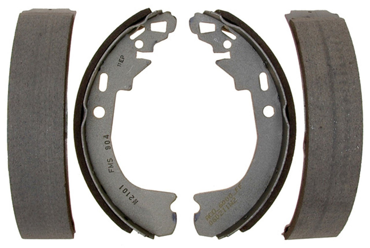ACDelco Silver 14904B Bonded Rear Drum Brake Shoe Set