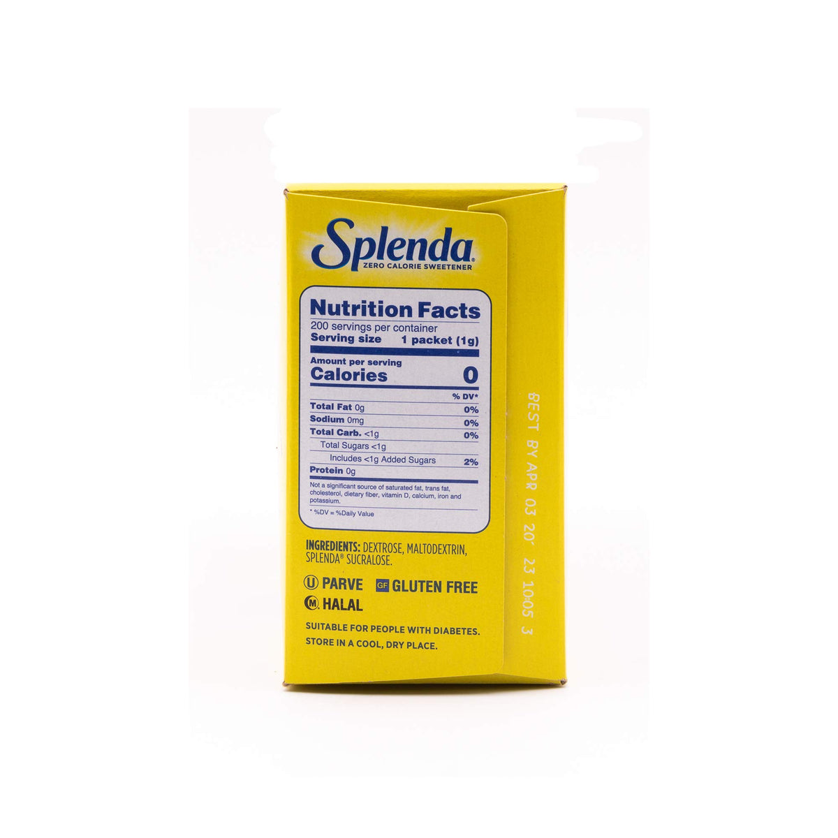 SPLENDA Zero Calorie Sweetener, Single-Serve Packets (200 Count)