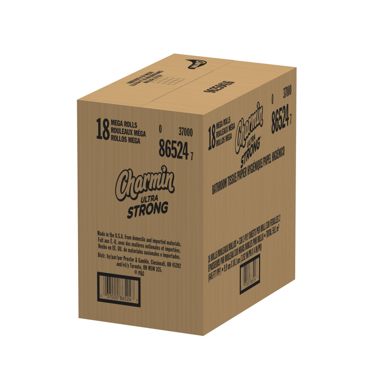 Charmin Ultra Strong Toilet Paper (3 Packs Of 6 Mega Rolls)