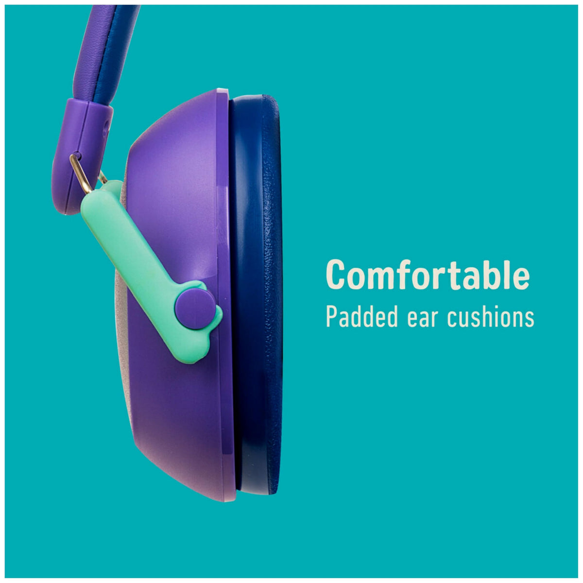 3M Kids' Hearing Protection, Purple, 23dB NRR