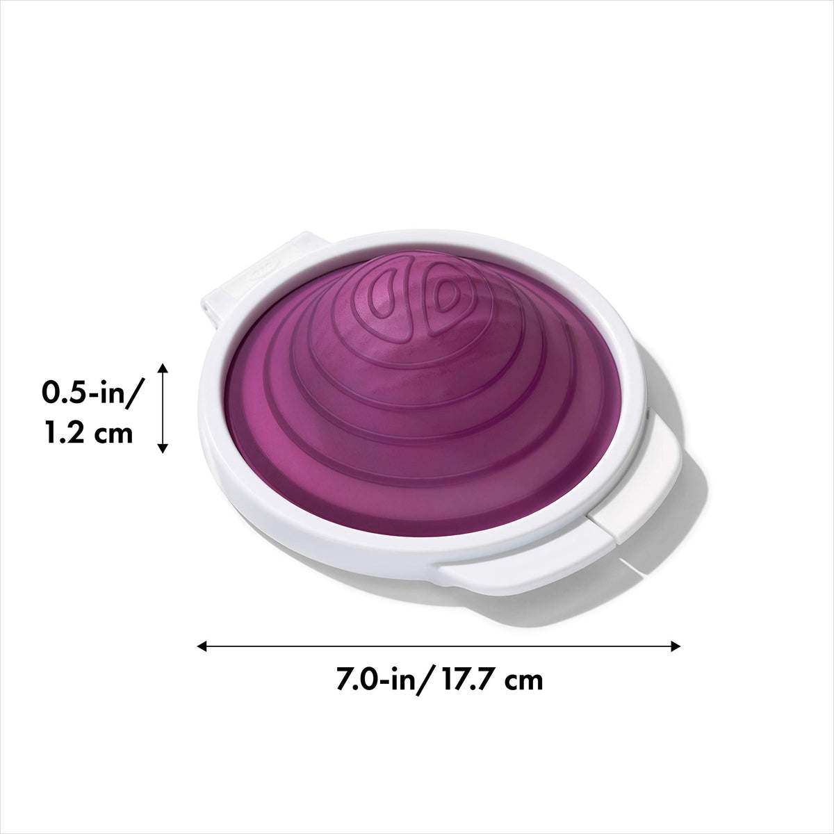 OXO Good Grips Cut & Keep Reusable Silicone Onion Saver,White