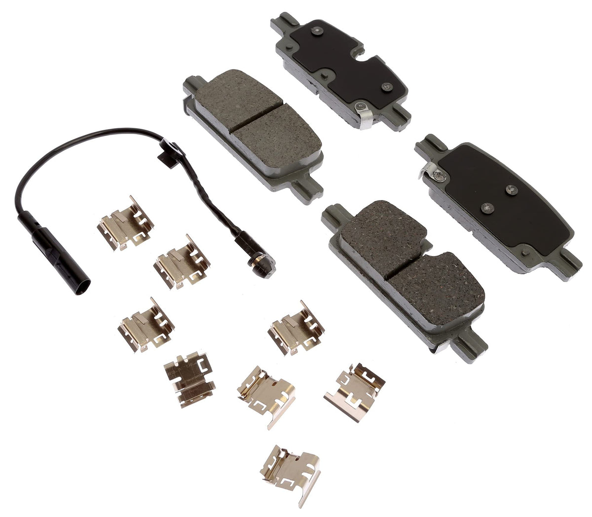 ACDelco Silver 14D2174CH Ceramic Rear Disc Brake Pad Kit