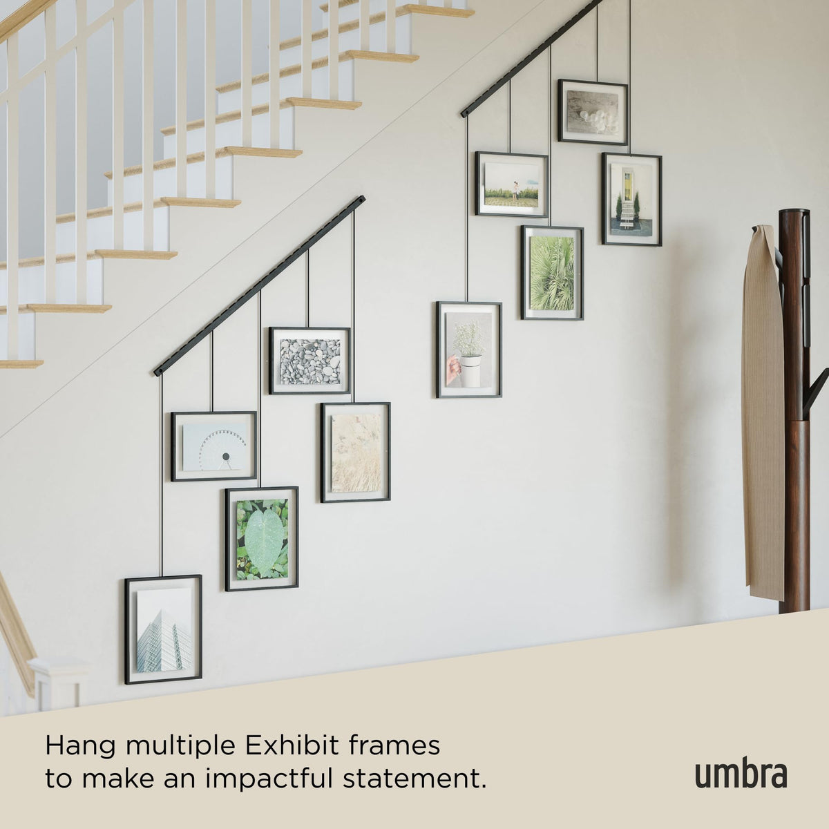 Umbra, Black Exhibit Multi Picture Frame Photo Display