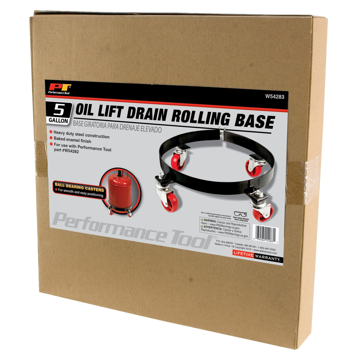 Performance Tool W54283 Rolling Base for Lift Drain