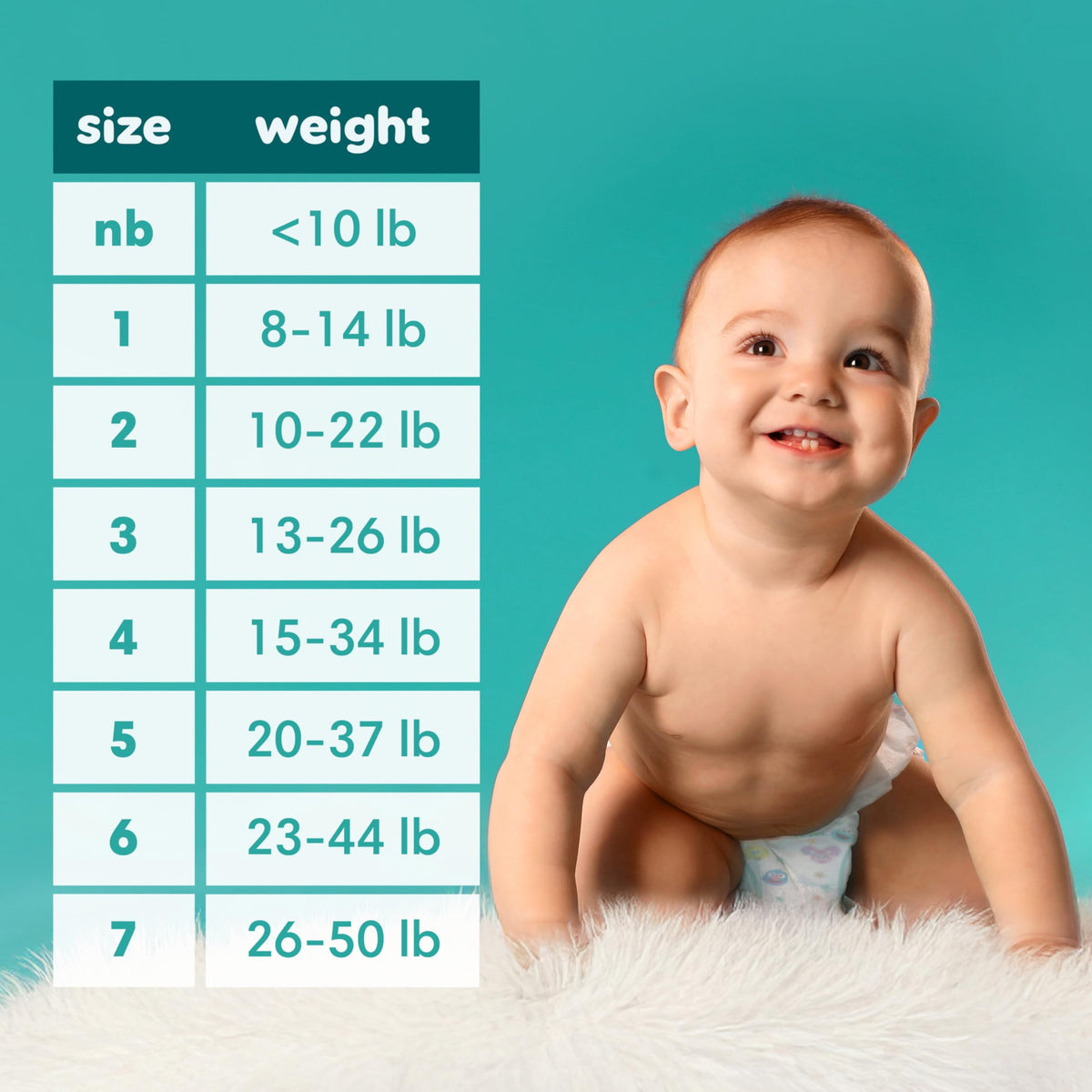 Pampers Diapers - Baby Dry - Size 0, 104 Count, Absorbent Disposable Newbort Diaper (Packaging May Vary)