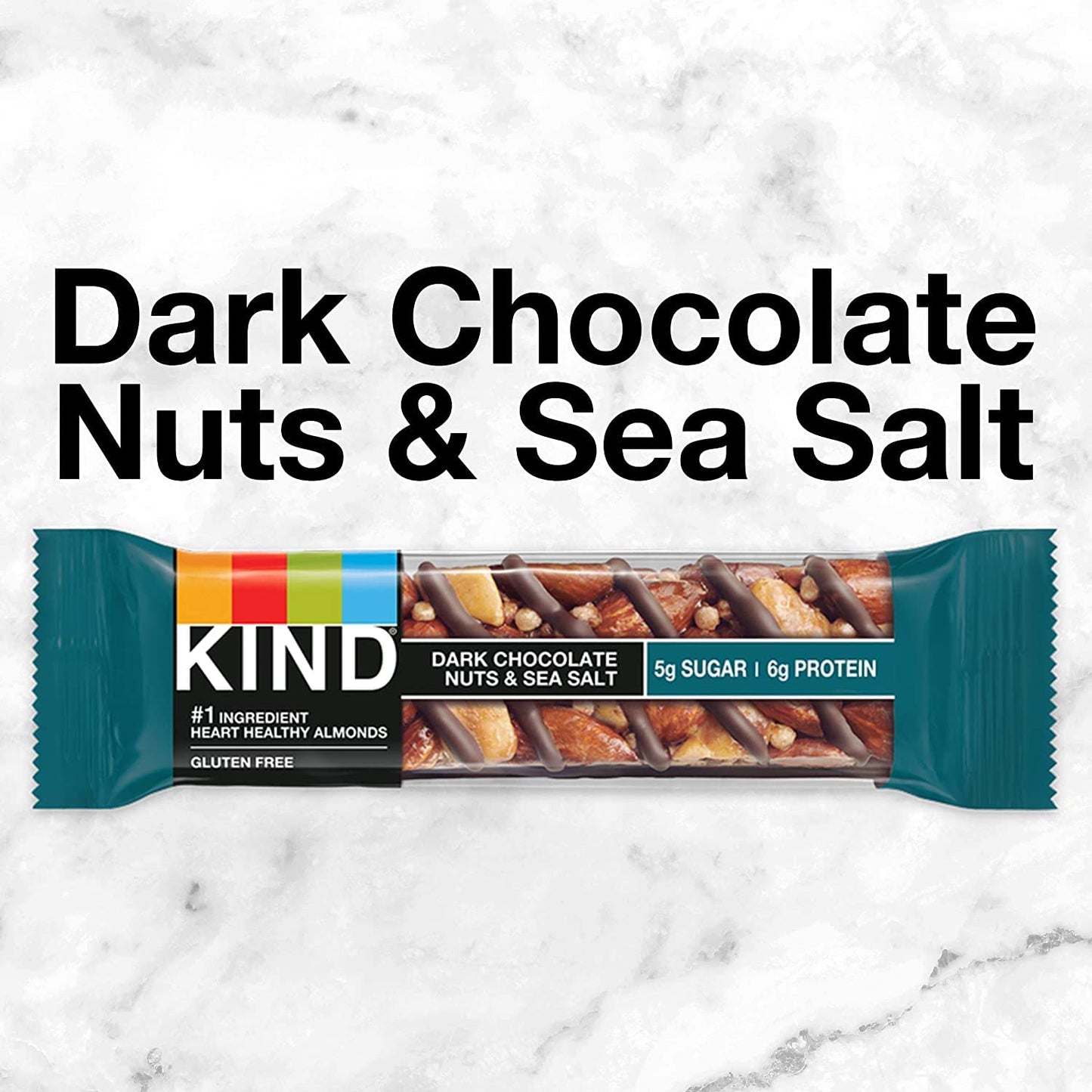KIND Nut Bars, Cranberry Almond, Dark Chocolate Nuts & Sea Salt, and Dark Chocolate Cherry Cashew, Healthy Snack Bars, Gluten Free, Low Sugar, 4-6g Protein, 12 Count