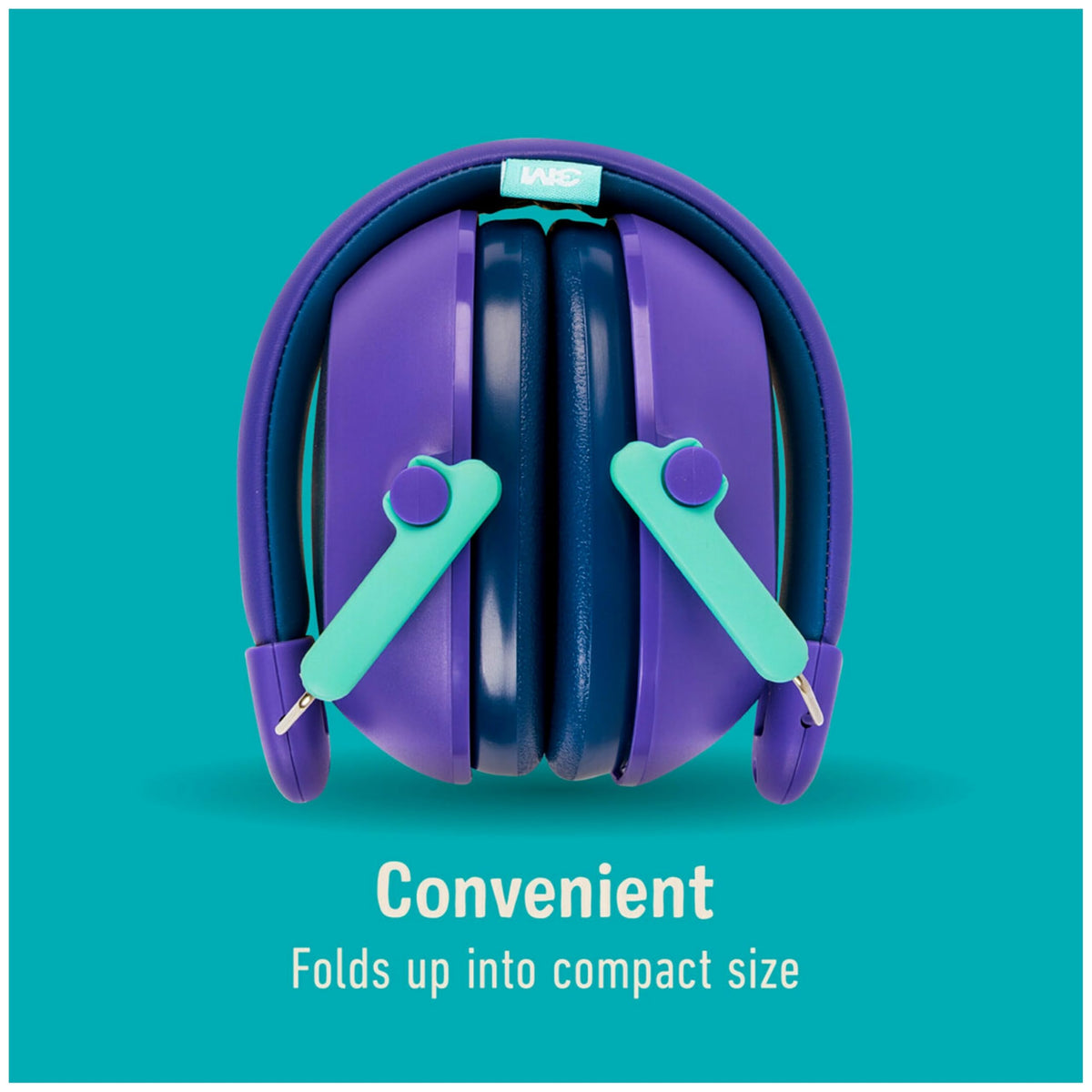 3M Kids' Hearing Protection, Purple, 23dB NRR