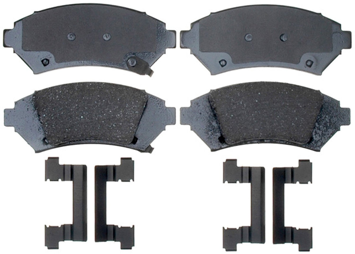 ACDelco Gold 17D818CH (19111651) Ceramic Front Disc Brake Pad Set