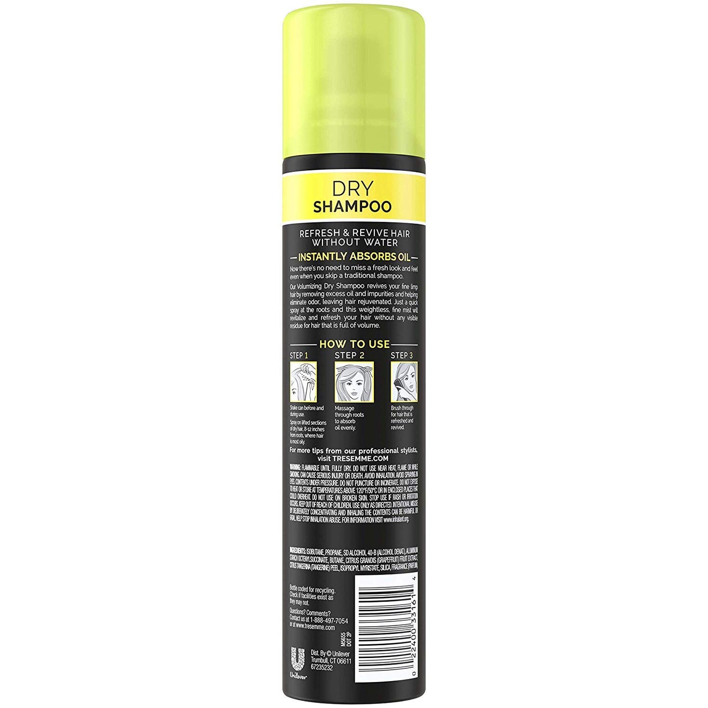 Tresemme Shampoo Fresh Start Dry Volumizing, 4.3 Ounce (Pack of 2)