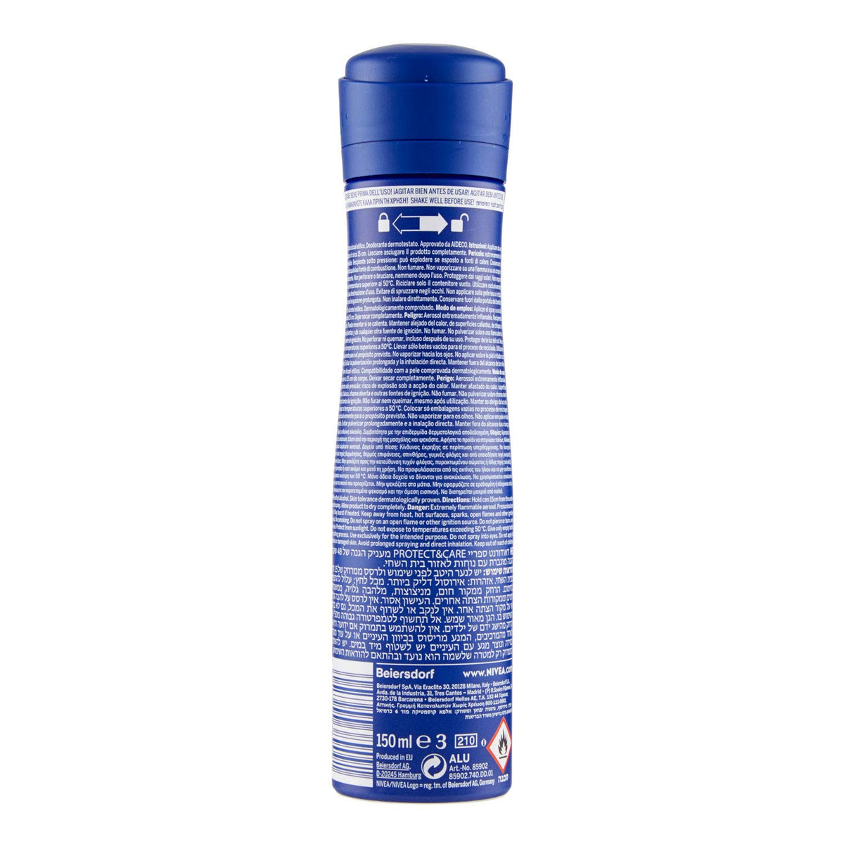 Nivea Protect & care deodorante spray 150 ml