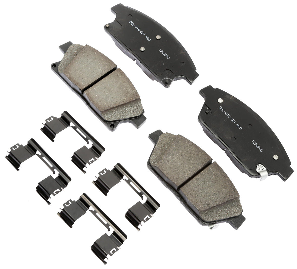 ACDelco Gold 17D1467CHF1 Ceramic Front Disc Brake Pad Kit