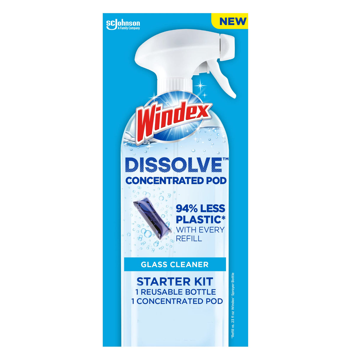 WINDEX DISSOLVE PODS STARTER KIT 1+1 0.28 FLOZ