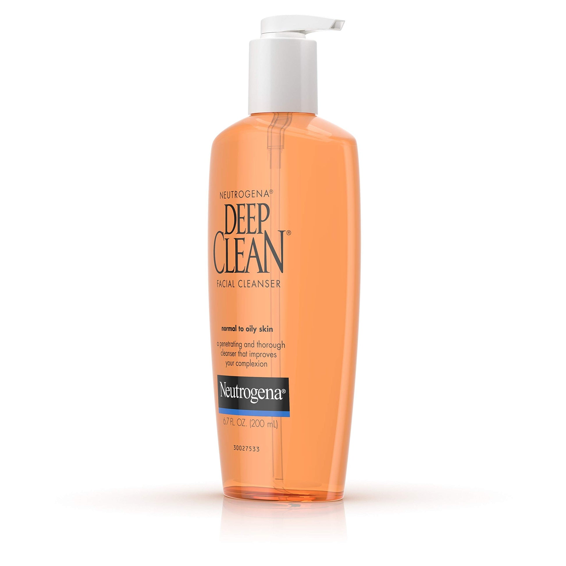 Neutrogena Deep Clean Facial Cleanser, Normal to Oily Skin, 6.7 Ounce