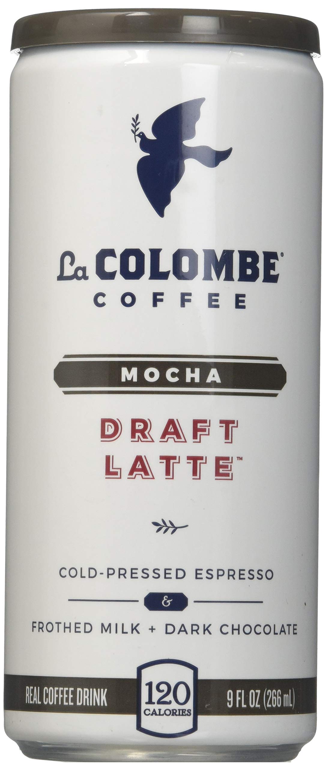 La Colombe Mocha Draft Cold Brew Latte, 9 Fl Oz (Pack of 12)