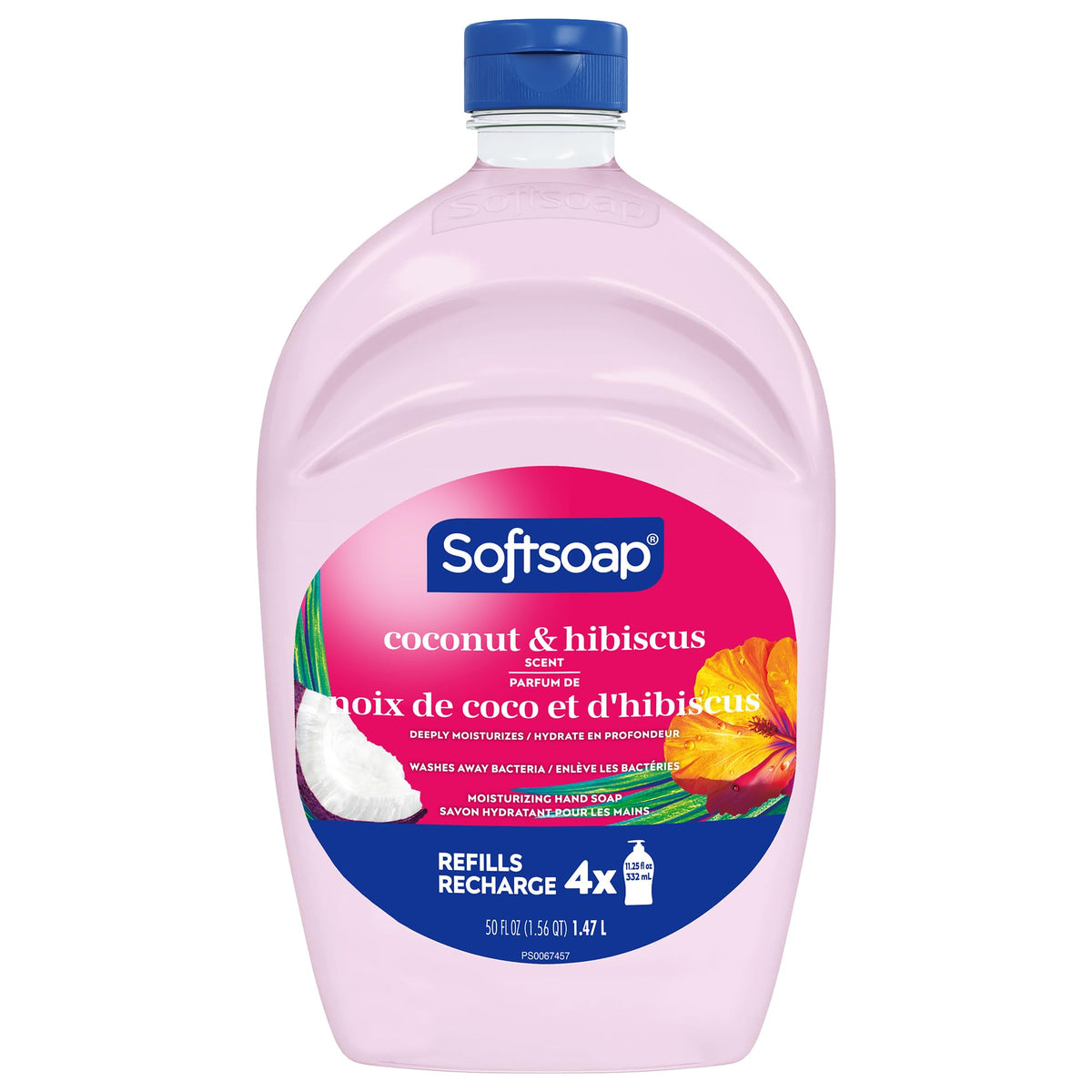 Softsoap Moisturizing Liquid Hand Soap Refill, Coconut & Hibiscus - 50 Fl. Oz