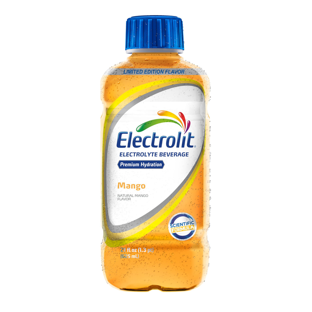 Electrolit, Electrolyte Beverage, Mango, 21 Fl Oz bottle (Pack of 12)