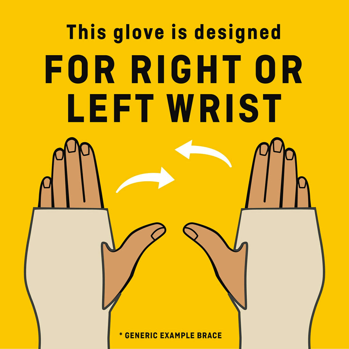 FUTURO Hand and Wrist Compression Glove, Provides Support and Compression to Arthritic and Painful Hand Joints, Small/Medium, Beige