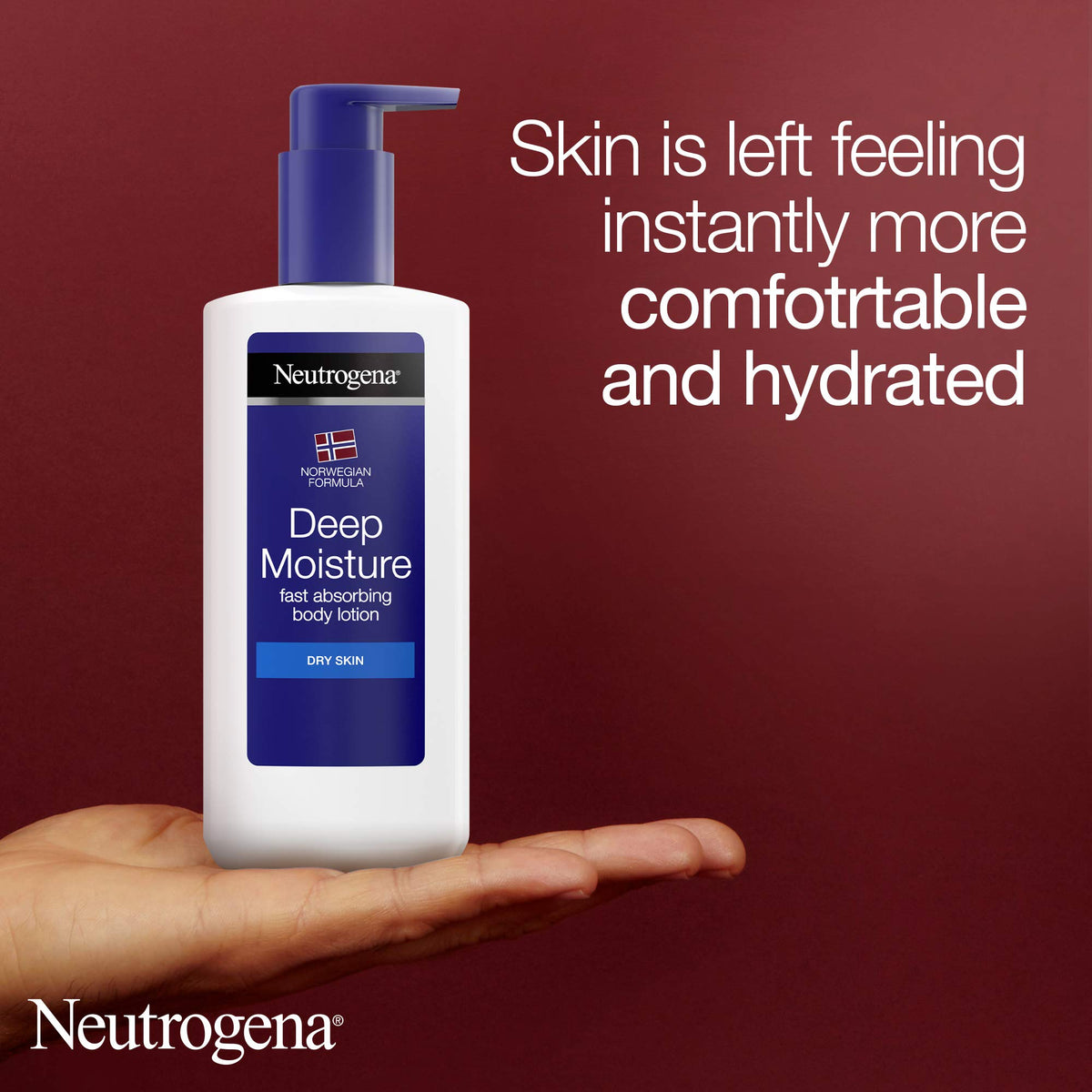 Neutrogena Norwegian Formula Deep Moisturiser Body Lotion - Dry Skin (400ml)